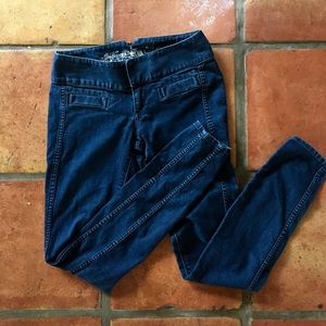 Express Mid Rise Skinny Jeans